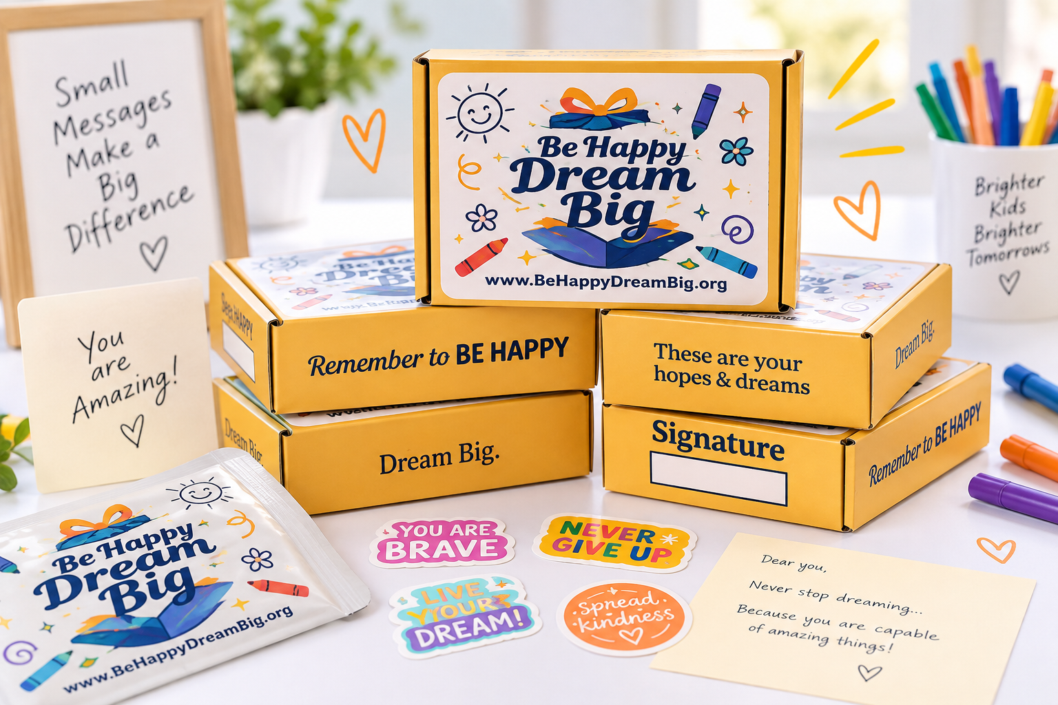 Be Happy Dream Big DreamBoxes